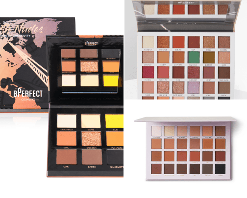Eyeshadow + Eyebrows cover photo collage