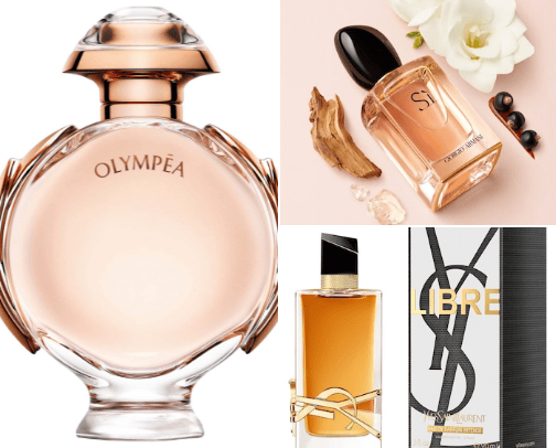The best projecting perfumes cover photo collage