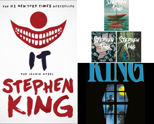 Best Stephen King novels cover photo collage