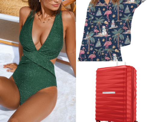 Feliz Navidad, Beach Edition cover photo collage