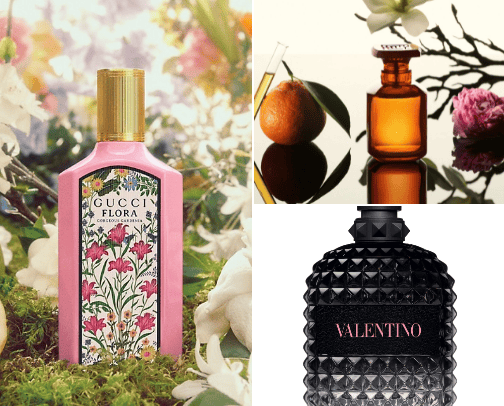 Parfumes cover photo collage