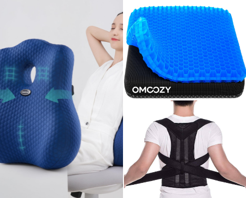 Desk Ergonomics 101: Fix WFH Back & Neck Pain cover photo collage