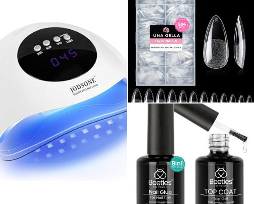 Gel nail stuff cover photo collage