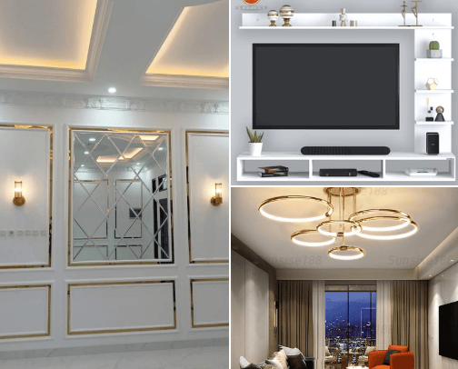 Living Room Decoration cover photo collage
