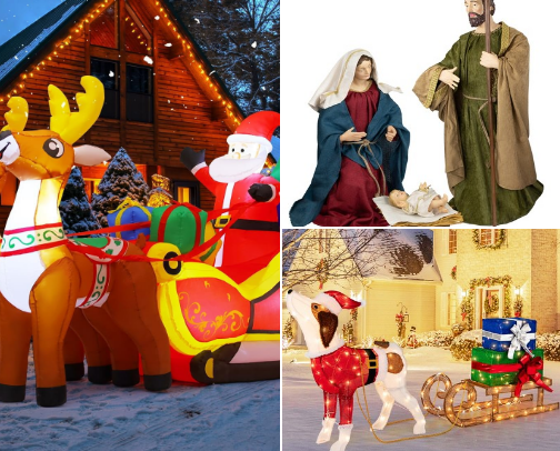 Christmas Decorations cover photo collage