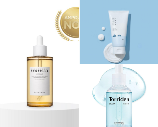 Korean skincare cover photo collage