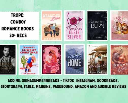 Cowboy Adult Romance Book Recommendations 📚 cover photo collage