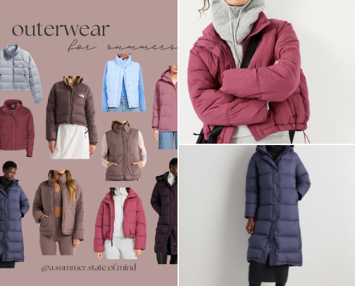 Outerwear for Summers cover photo collage
