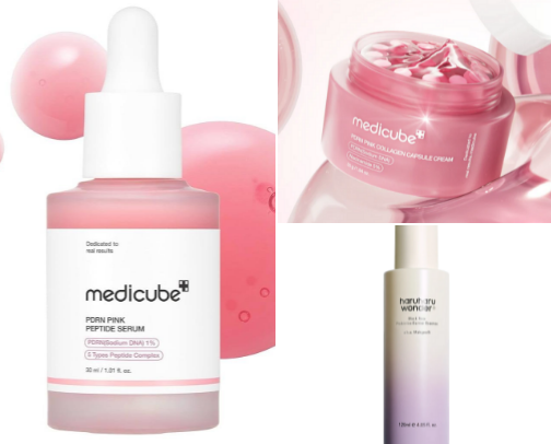 Korean skincare cover photo collage