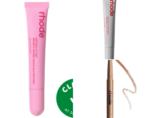 Get Rhode's Lip and Skin Essentials By Haily Bieber cover photo collage