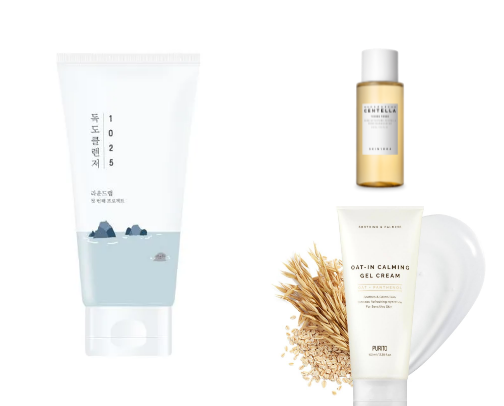 NEW skincare routine cover photo collage