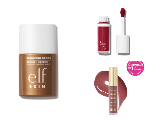 glam night out makeup cover photo collage