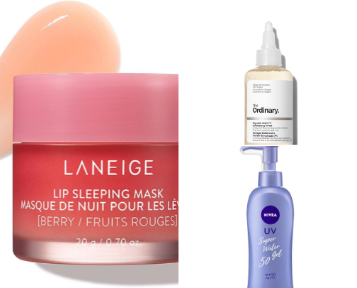 skincare essentials for the ladies 💅 cover photo collage