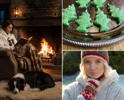 Guide to a Storybook Christmas cover photo collage