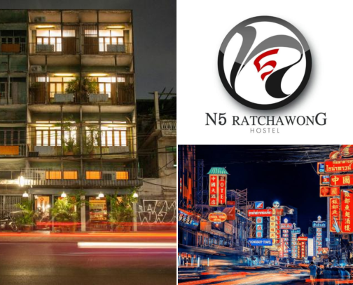 Relaxing Places to Stay While Exploring the City in Chinatown / Yaowarat, Bangkok, Thailand cover photo collage