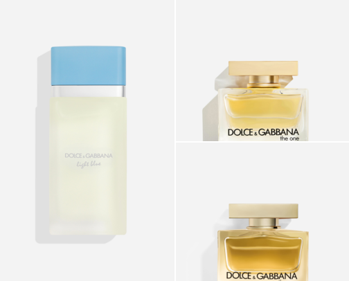 The Dolce&Gabbana Shelf Everyone's Obsessed With: 14 Cult Light Blue, The One & Devotion Splurges Worth the Compliment cover photo collage