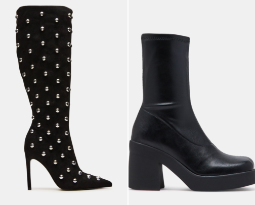 Winter elegant classic style boots🖤💥👢 cover photo collage