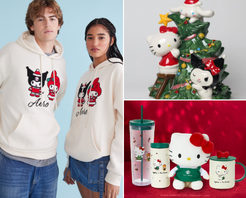 Hello Kitty Christmas 🎄 cover photo collage
