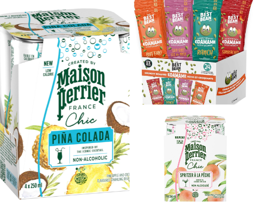 Sips and snacks cover photo collage