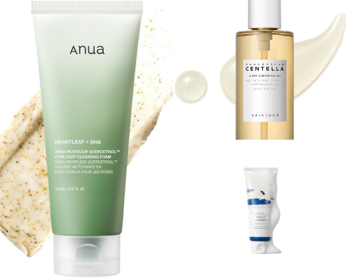 Korean Skincare Products for Glass Skin ✨ cover photo collage