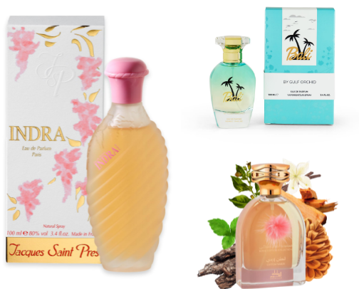 Fragrance recs 🌸🐚 cover photo collage