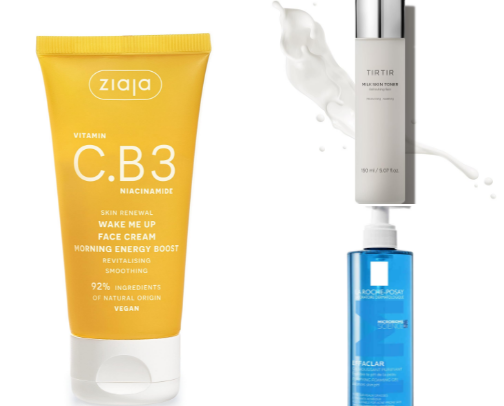 skincare cover photo collage