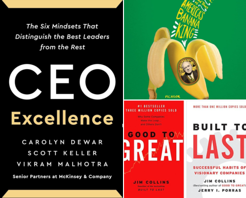 Books to read as a business owner cover photo collage