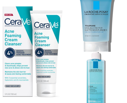 Skincare for Oily Skin cover photo collage