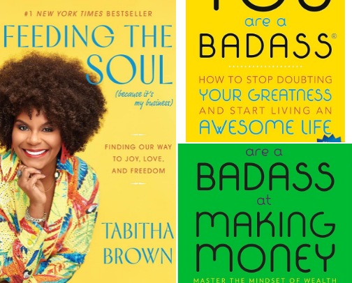 Books for women trying to figure sh*t out! cover photo collage