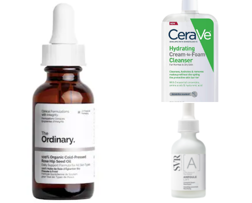 Skin care cover photo collage