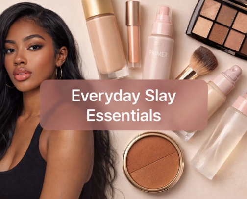 Everyday Slay Essentials 💋 cover photo collage