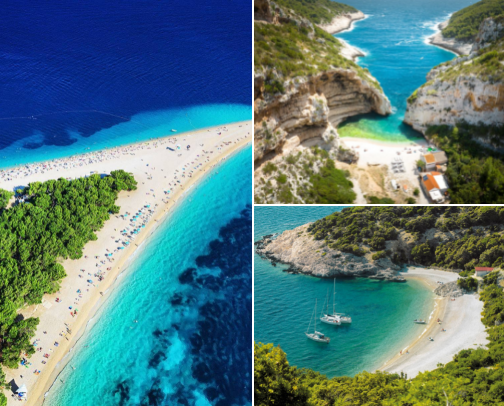 Top Rated beaches in Croatia cover photo collage