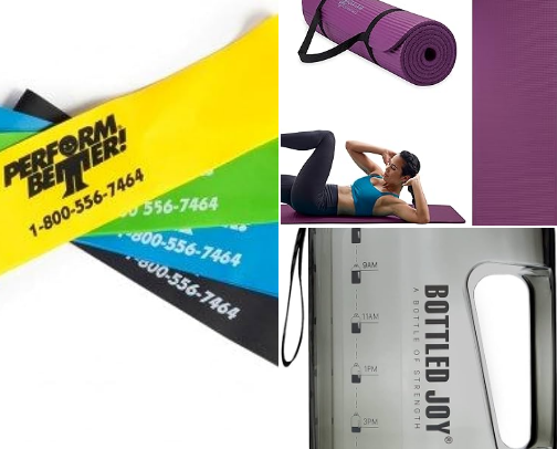 At home workout essentials cover photo collage