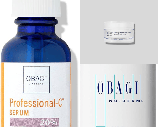 Skincare essentials cover photo collage