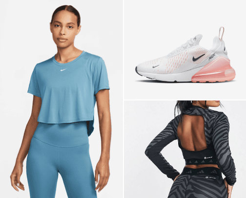 Sportswear cover photo collage