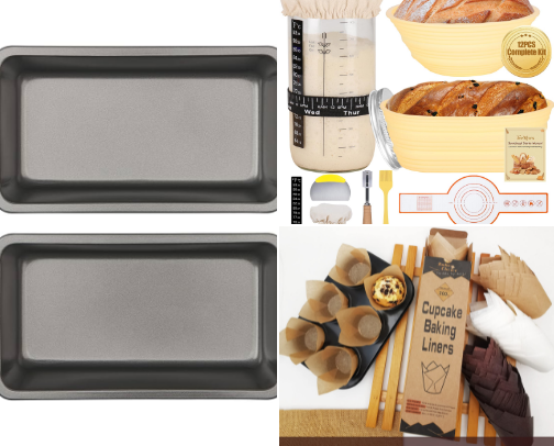 baking + making my own things at home era 💕 cover photo collage
