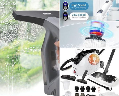 Our go to home equipments cover photo collage