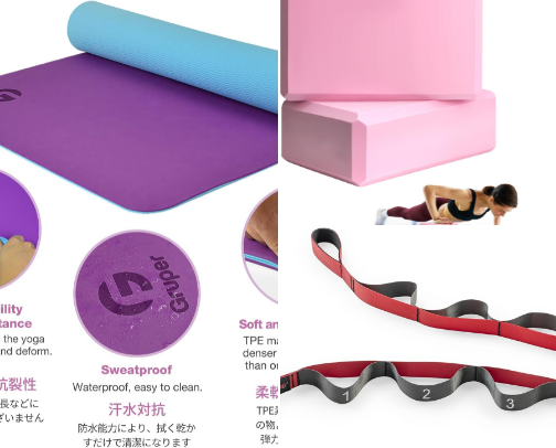 🧘‍♀️ 25 days Izzy Yoga Challenge Essentials cover photo collage