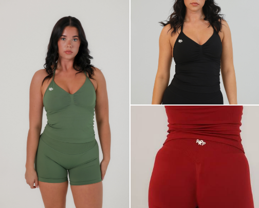 Gym wear cover photo collage