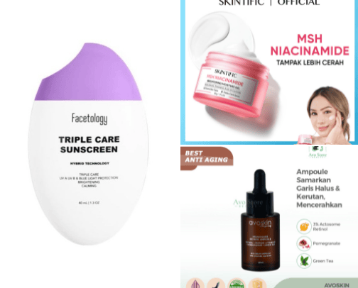 3 Product Skincare WAJIB untuk USIA 30+ TAHUN ( WOMEN) cover photo collage