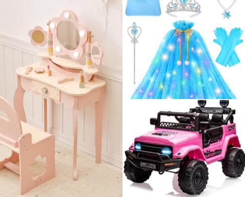 Little Girls Dream Christmas 🎄 cover photo collage