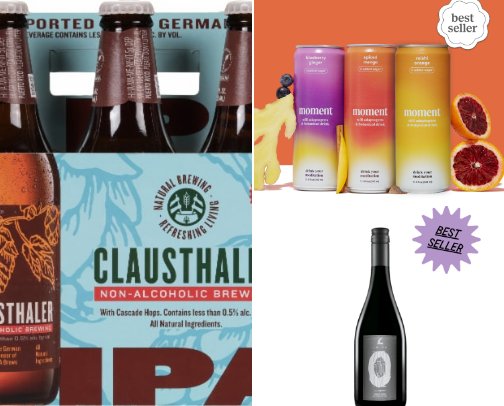 Non-alcoholic drinks cover photo collage