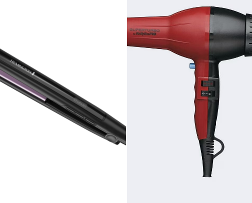 favorite hair tools cover photo collage