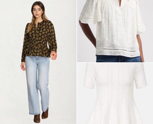 peplum topsss cover photo collage