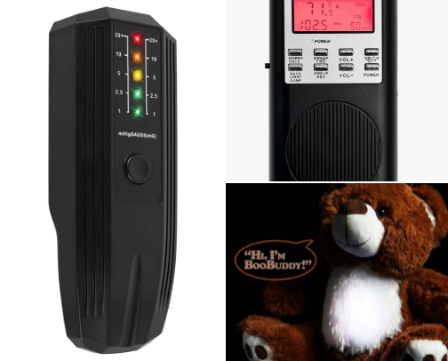 Ghost hunting equipment cover photo collage