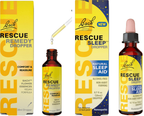 "Rescue Remedy: Your groovy ticket to shake off anxiety and groove with natural calm vibes! 🌼✌️ #ChillOutNaturally" 🌈 cover photo collage