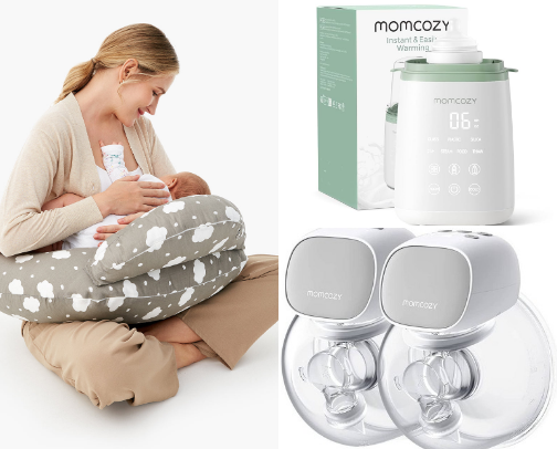 Momcozy products you WILL actually and some listed are things I wish I spent money on in the beginning! cover photo collage