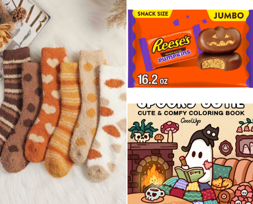 Cozy Fall Finds and Faves cover photo collage