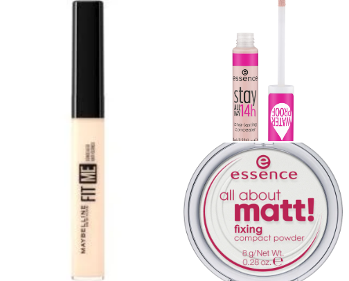 beauty products cover photo collage