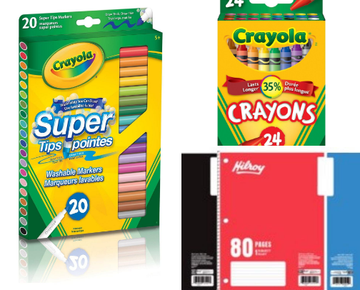 School Supplies cover photo collage